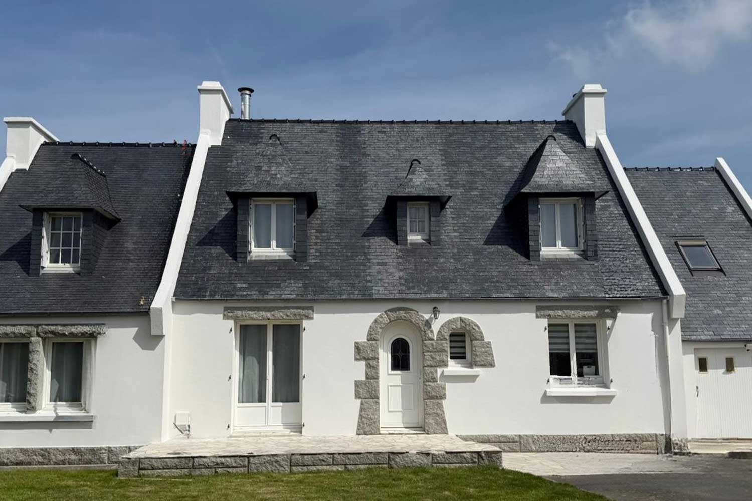 ravalement façade maison Crozon