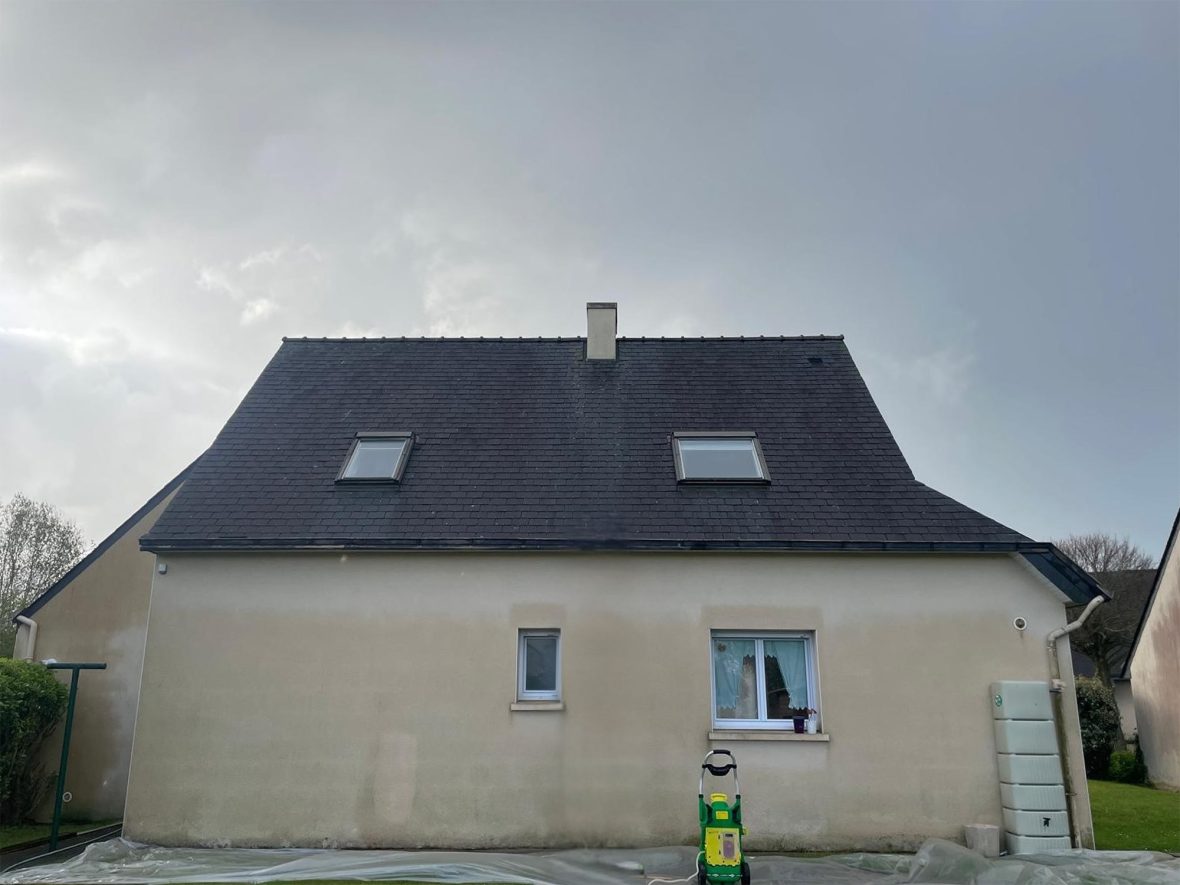 nettoyage toit Lesneven près de Brest