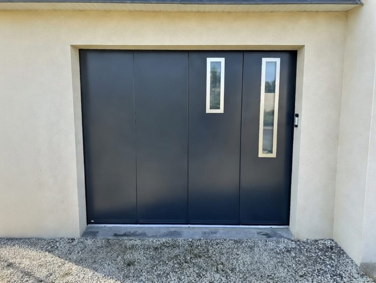 Remplacement de menuiserie - porte de garage à Guiler-sur- Goyen