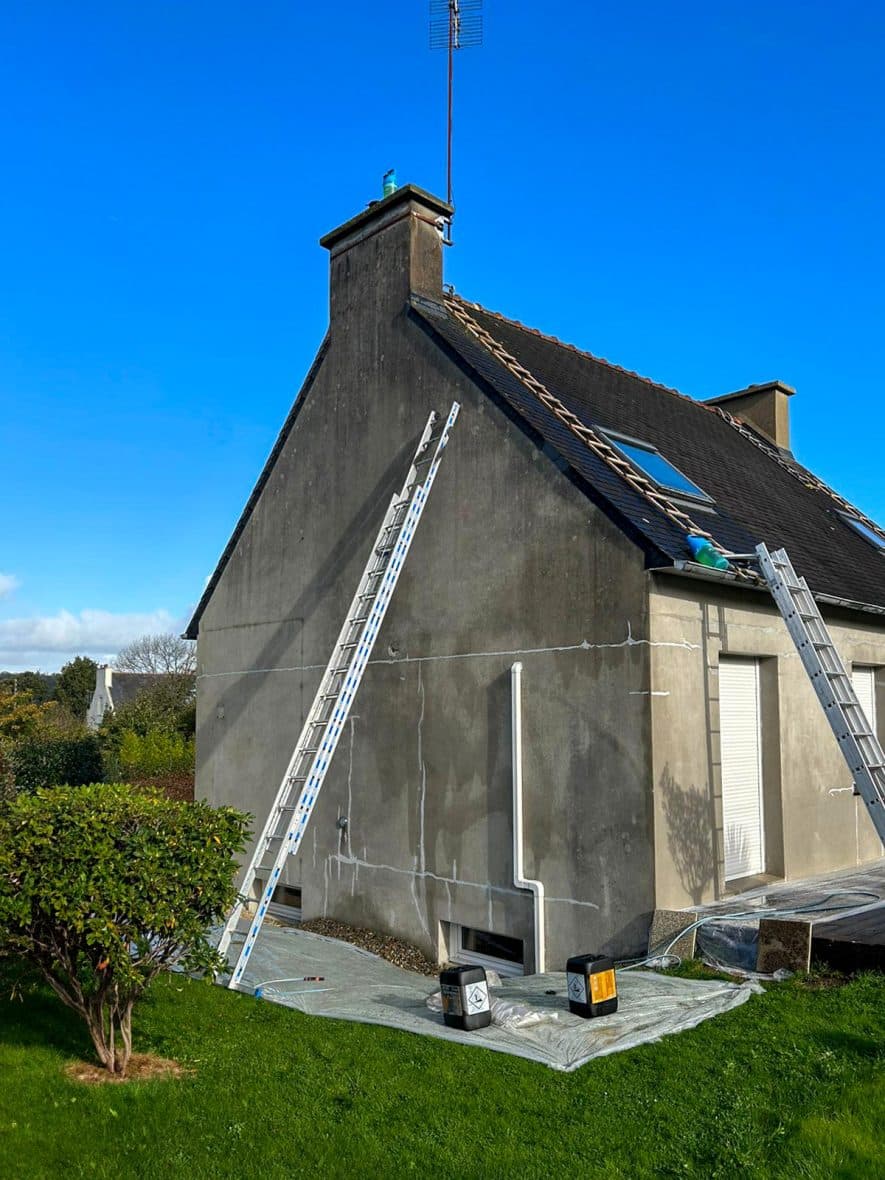 ravalement de façade à Landerneau