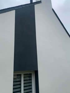 Pignon de maison réalisé par Ecotrait'toit à brest
