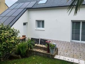 Ravalement de façade réalisé par Ecotrait'toit à brest