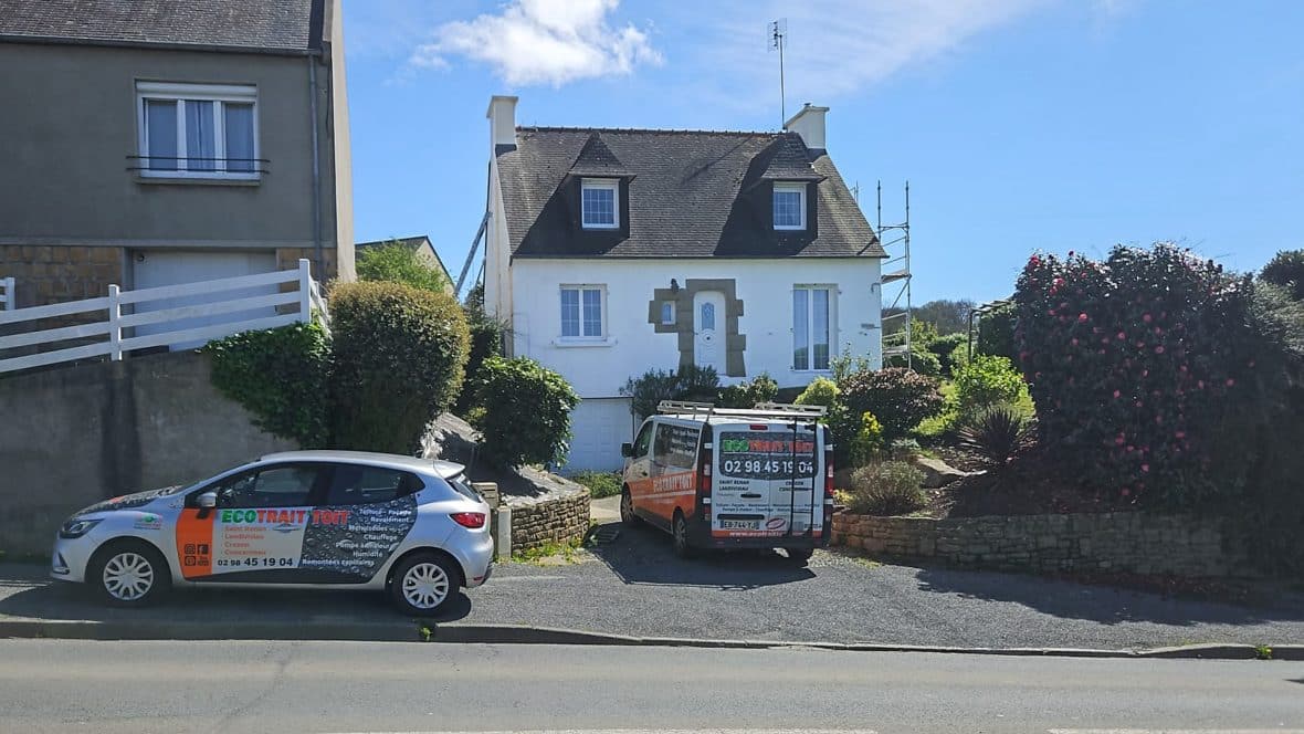 ravalement de façade à Landerneau