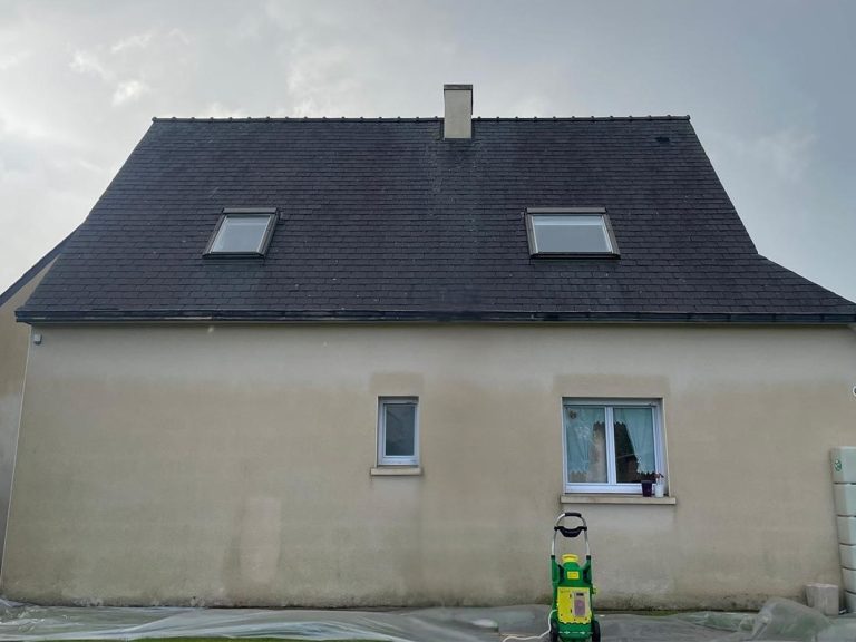 traitement hydrofuge toit ardoises Saint Renan Brest