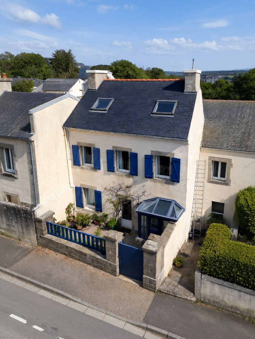 Le Conquet - Nettoyage toiture